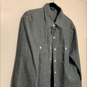JCrew classic chambray button down